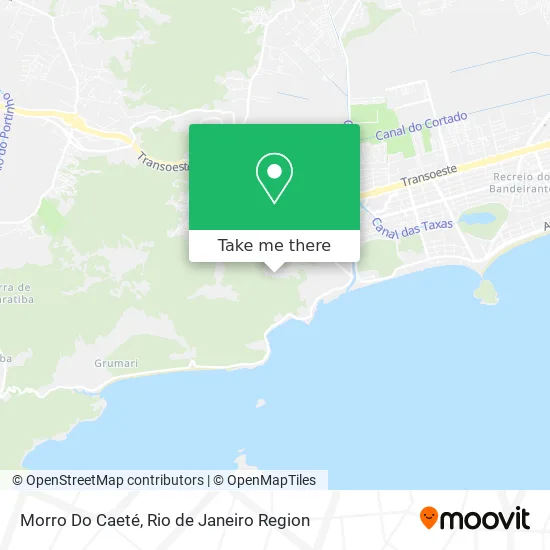 Morro Do Caeté map