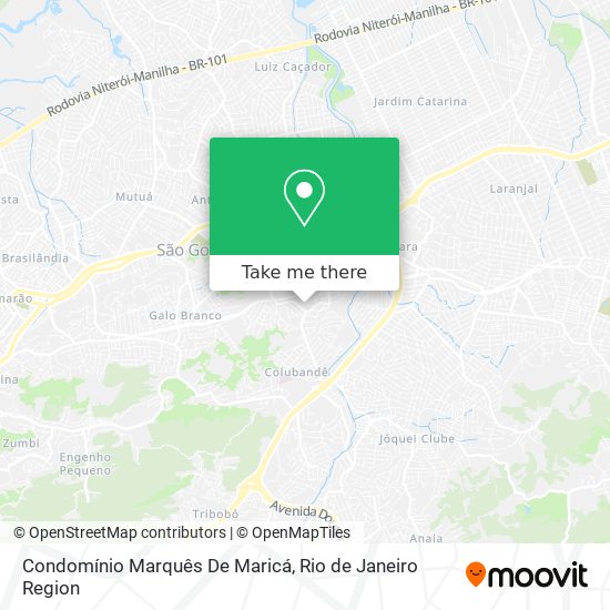 Condomínio Marquês De Maricá map