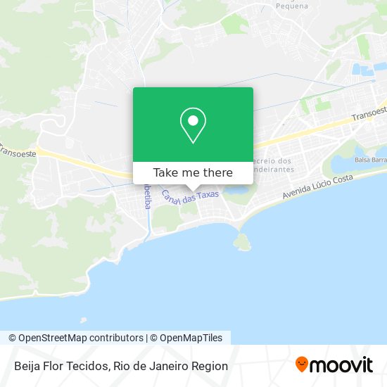 Beija Flor Tecidos map