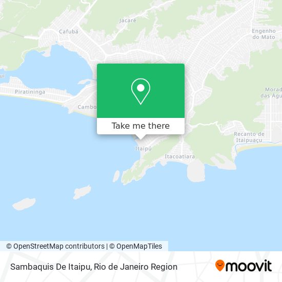 Sambaquis De Itaipu map