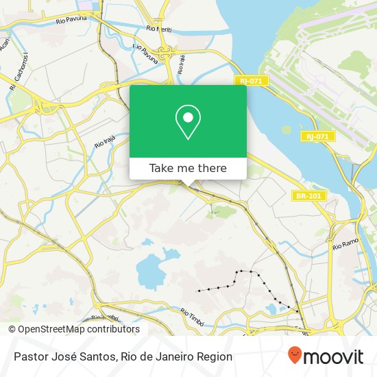 Pastor José Santos map