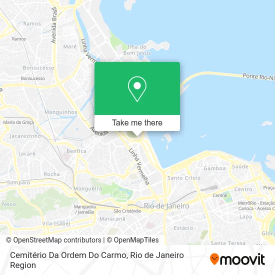 Cemitério Da Ordem Do Carmo map