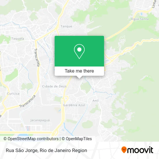Rua São Jorge map