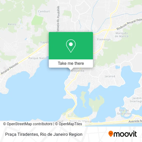 Praça Tiradentes map