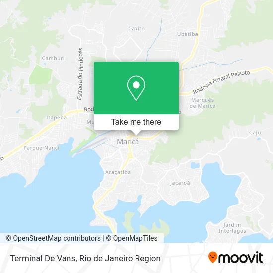 Terminal De Vans map