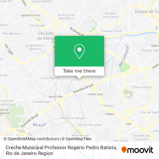 Creche Municipal Professor Rogério Pedro Batista map