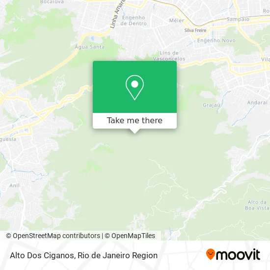 Alto Dos Ciganos map