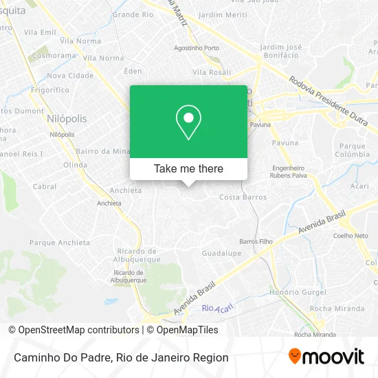 Caminho Do Padre map