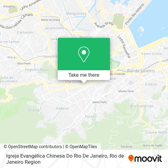 Igreja Evangélica Chinesa Do Rio De Janeiro map