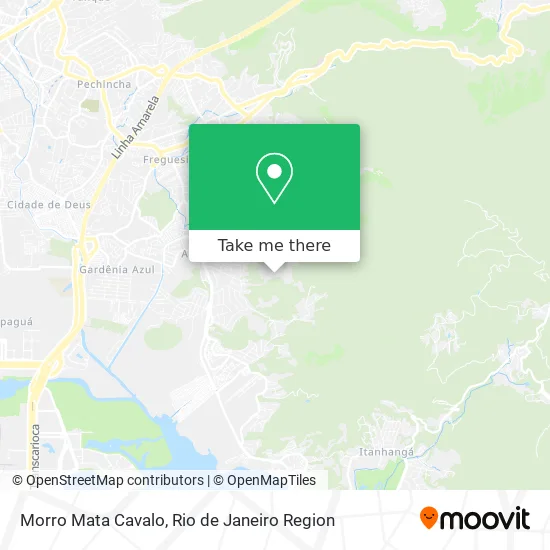 Morro Mata Cavalo map
