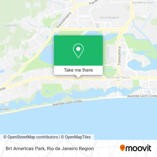 Brt Americas Park map