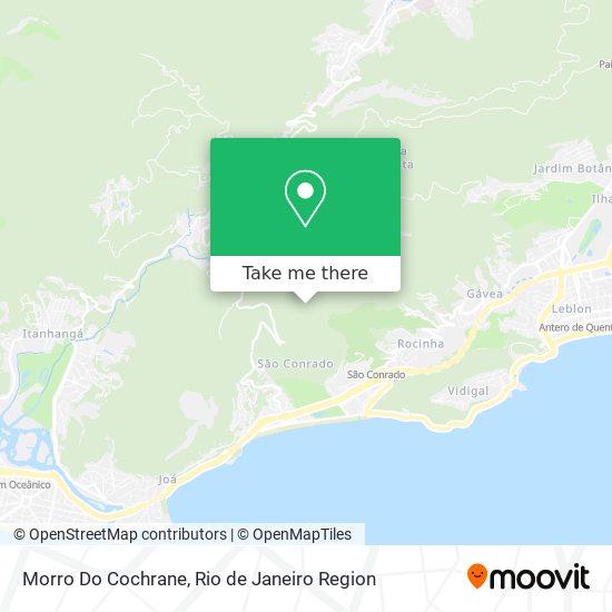 Mapa Morro Do Cochrane