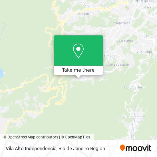 Vila Alto Independência map