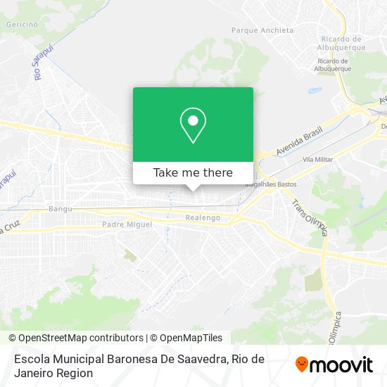 Mapa Escola Municipal Baronesa De Saavedra