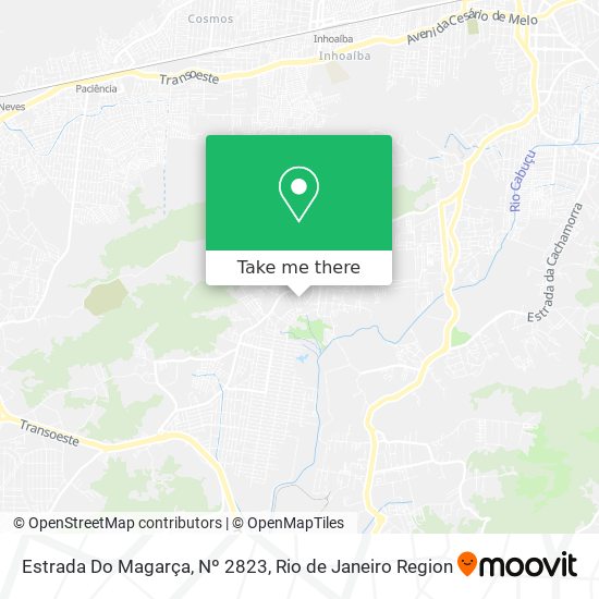 Estrada Do Magarça, Nº 2823 map