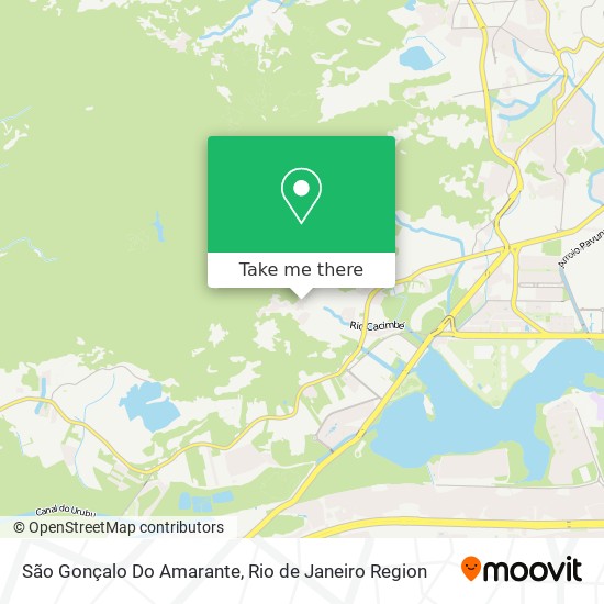 São Gonçalo Do Amarante map