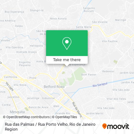 Rua das Palmas / Rua Porto Velho map
