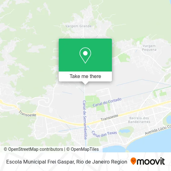 Escola Municipal Frei Gaspar map