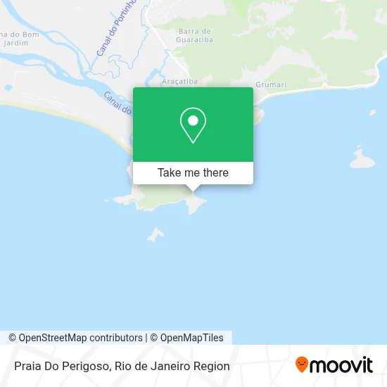 Praia Do Perigoso map