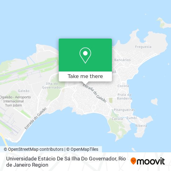 Mapa Universidade Estácio De Sá Ilha Do Governador