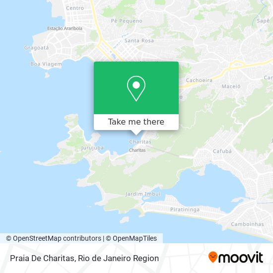 Praia De Charitas map