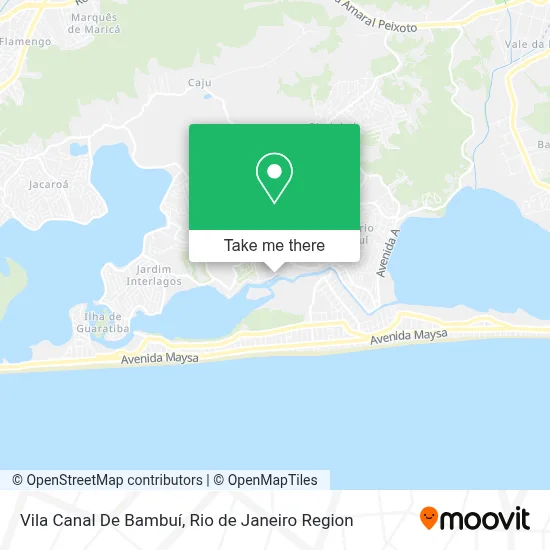 Vila Canal De Bambuí map