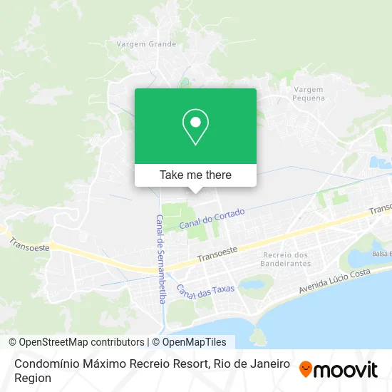 Condomínio Máximo Recreio Resort map