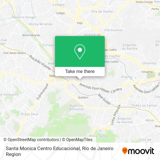 Santa Monica Centro Educacional map