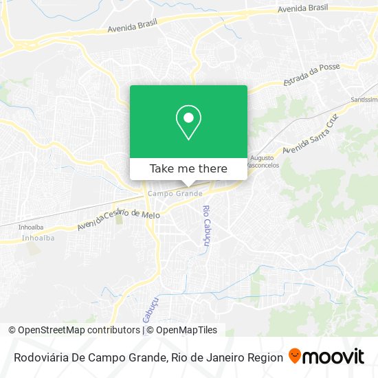 Rodoviária De Campo Grande map