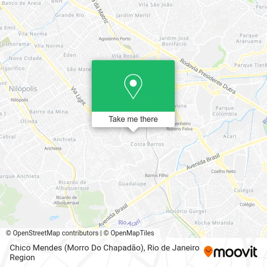Chico Mendes (Morro Do Chapadão) map