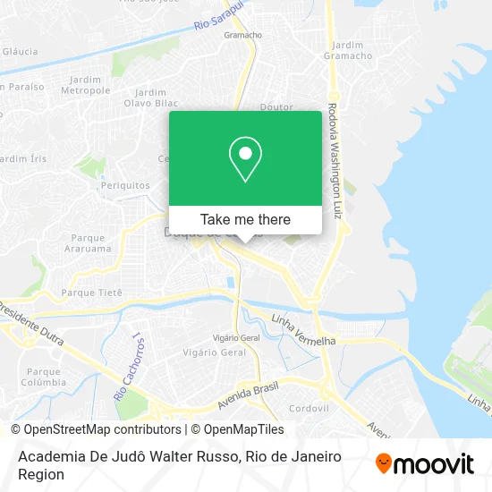 Academia De Judô Walter Russo map