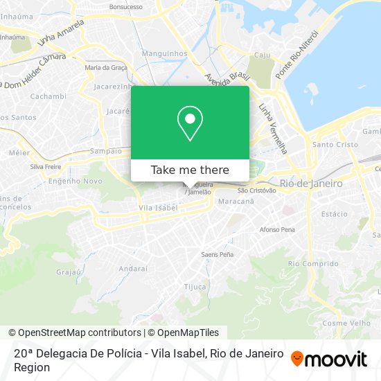 20ª Delegacia De Polícia - Vila Isabel map