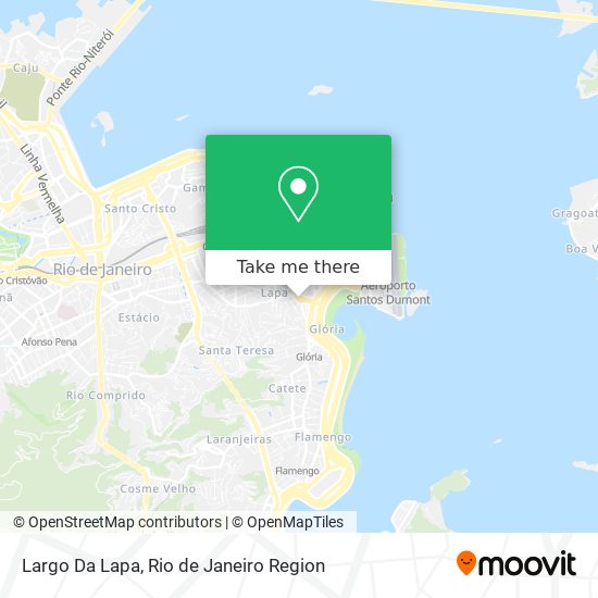 Largo Da Lapa map