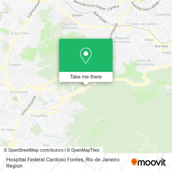 Hospital Federal Cardoso Fontes map