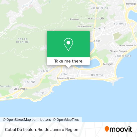 Cobal Do Leblon map