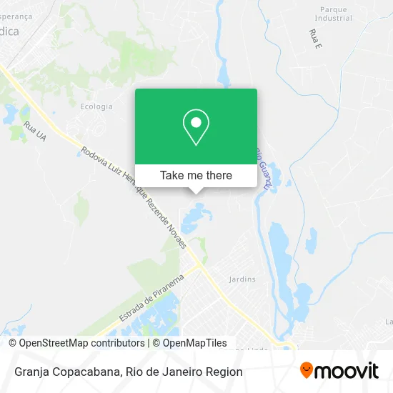 Granja Copacabana map