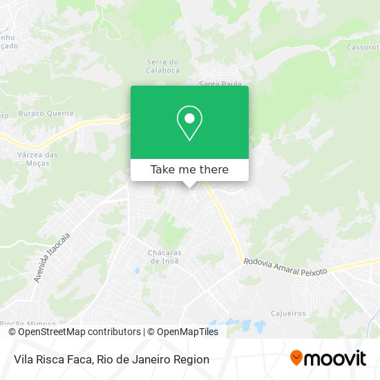 Vila Risca Faca map