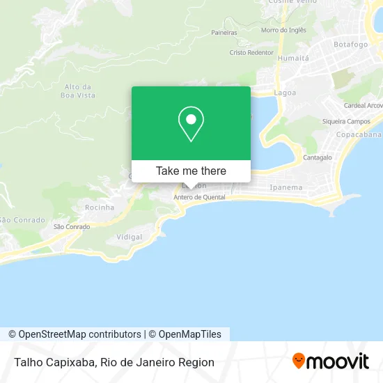Talho Capixaba map