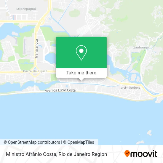 Ministro Afrânio Costa map