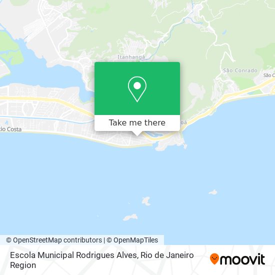 Mapa Escola Municipal Rodrigues Alves