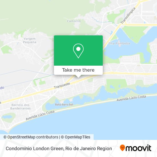 Mapa Condomínio London Green