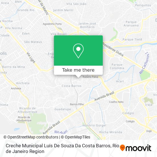 Creche Municipal Luís De Souza Da Costa Barros map