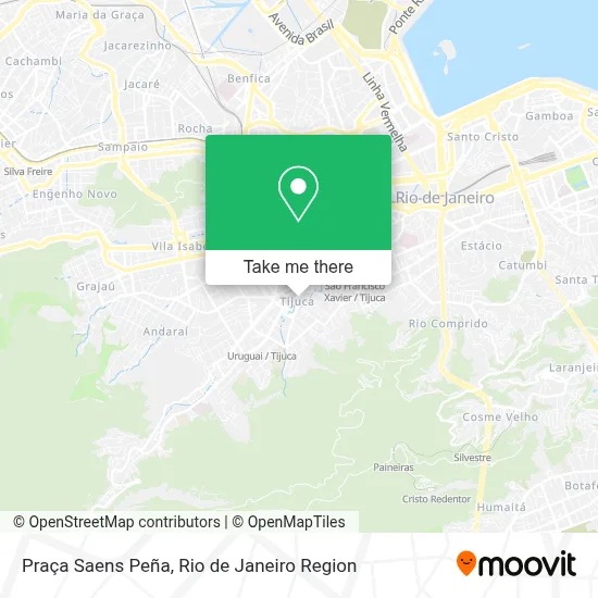 Praça Saens Peña map