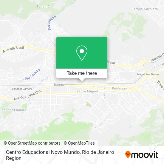 Centro Educacional Novo Mundo map
