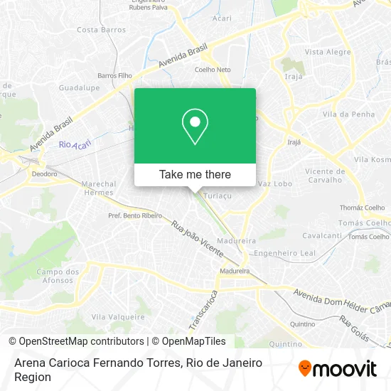Arena Carioca Fernando Torres map