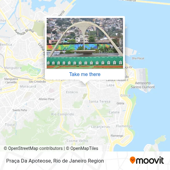 Praça Da Apoteose map