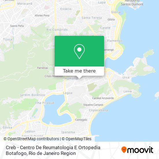 Creb - Centro De Reumatologia E Ortopedia Botafogo map