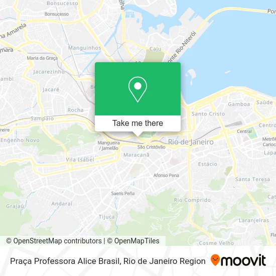 Praça Professora Alice Brasil map