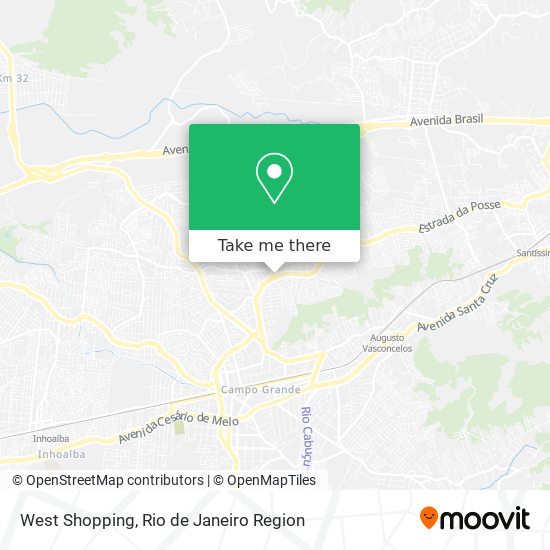Mapa West Shopping