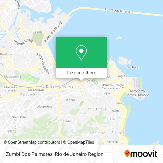 Zumbi Dos Palmares map